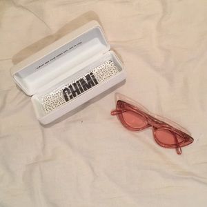 Chimi Sunglasses with colored lenses